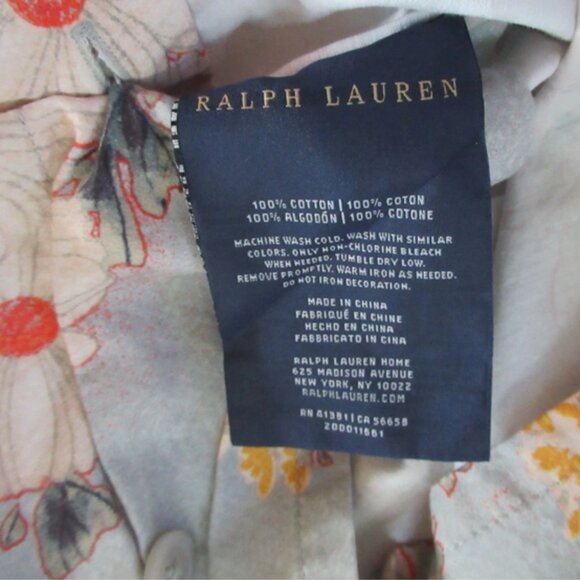 Ralph Lauren Queen Comforter Cassie Anitra – Rare - Floral – Celadon - Picture 2 of 4